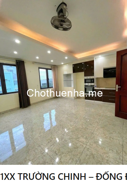 CHO THUÊ NHÀ NGÕ 1XX TRƯỜNG CHINH – ĐỐNG ĐA 45M² × 7 TẦNG MT 6M THANG MÁY 28 TRIỆU/THÁNG