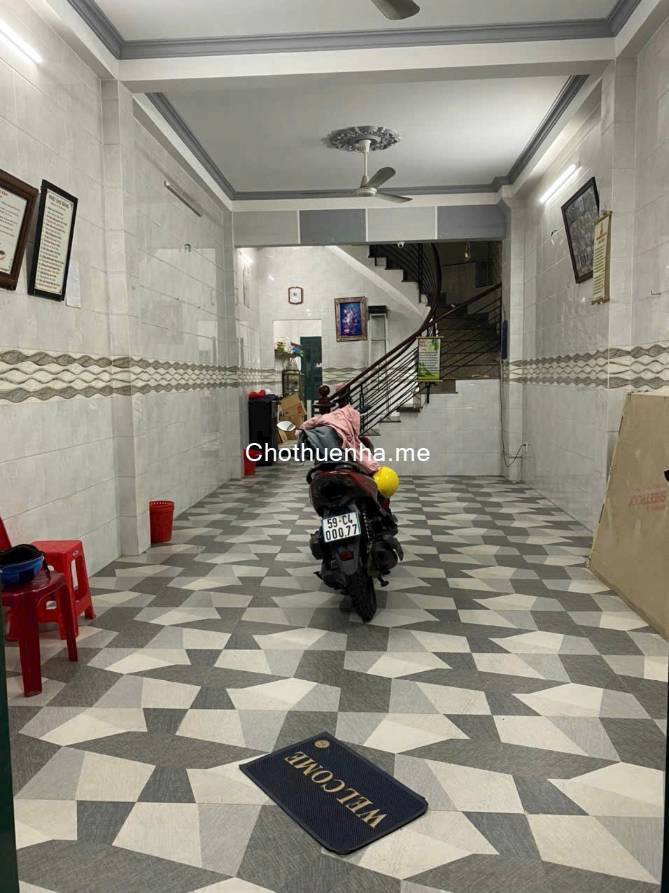 Nhà Mặt Tiền đường số 15 Chợ Tân Quy Nhà 1 Trệt 2 Lầu sân thượng 4x18m 4 Phòng Giá 36 Triệu