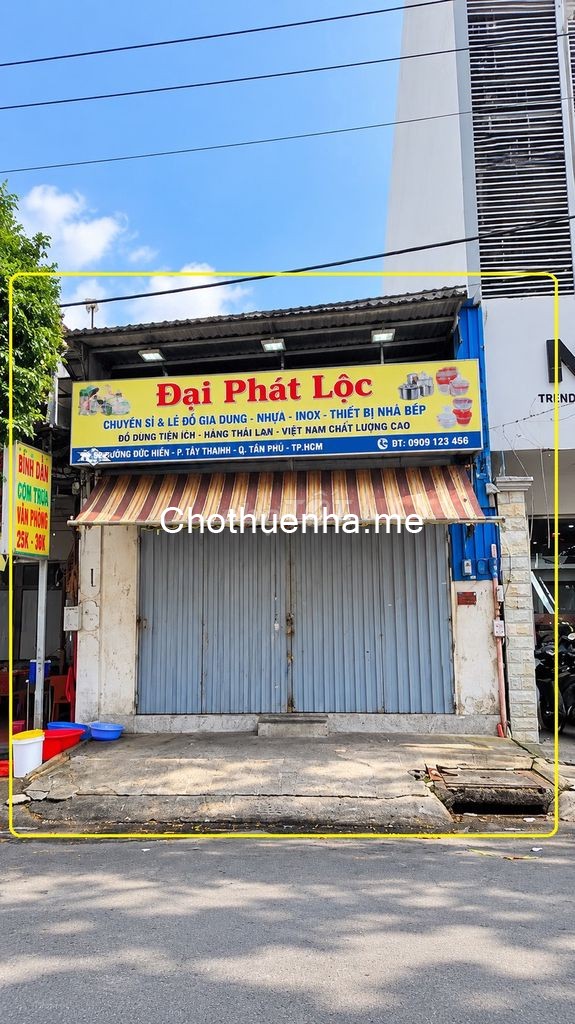 Cho thuê nhà Mặt Tiền Dương Đức Hiền 90m², 15Triệu-GẦN ĐH CÔNG THƯƠNG-KHU ĐÔNG SINH VIÊN