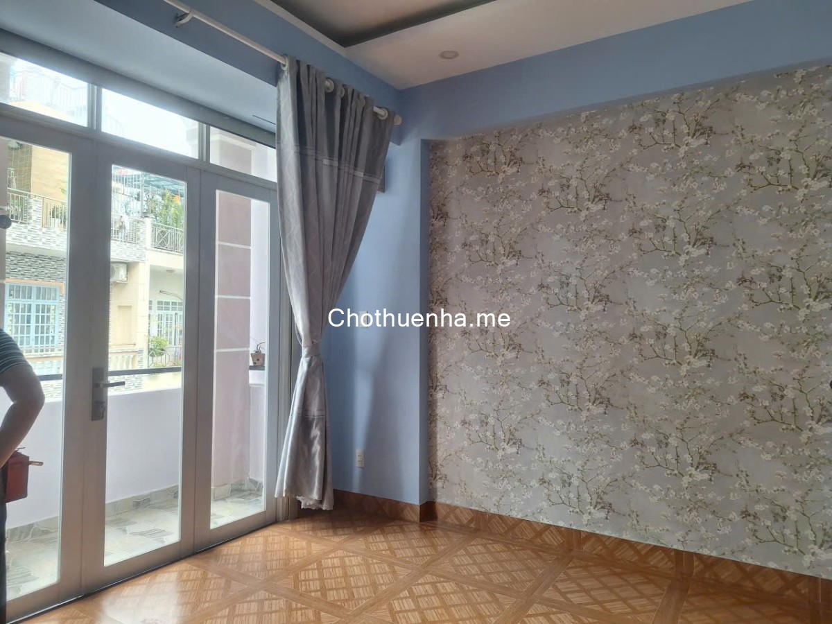 Nhà mới 1 Trệt 3 Lầu 5x18m 4 Phòng 6 wc hẻm đường 13 Nguyễn Tuyển Giá 18 Triệu Tel 0906856614 Thanh