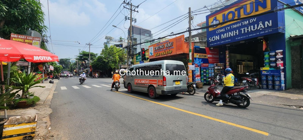 Cho thuê nhà Mặt Tiền Bình Long 261m², 3TẦNG-NGANG 9M - GẦN NGÃ 3